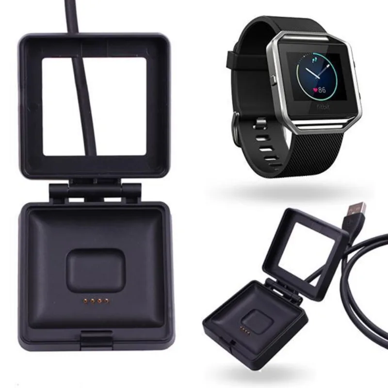 

Wireless Charger Cradle Charging Dock Cable USB Replacement For Fitbit Blaze Smart Bracelet Charger Heart Rate Watch Charg Stand