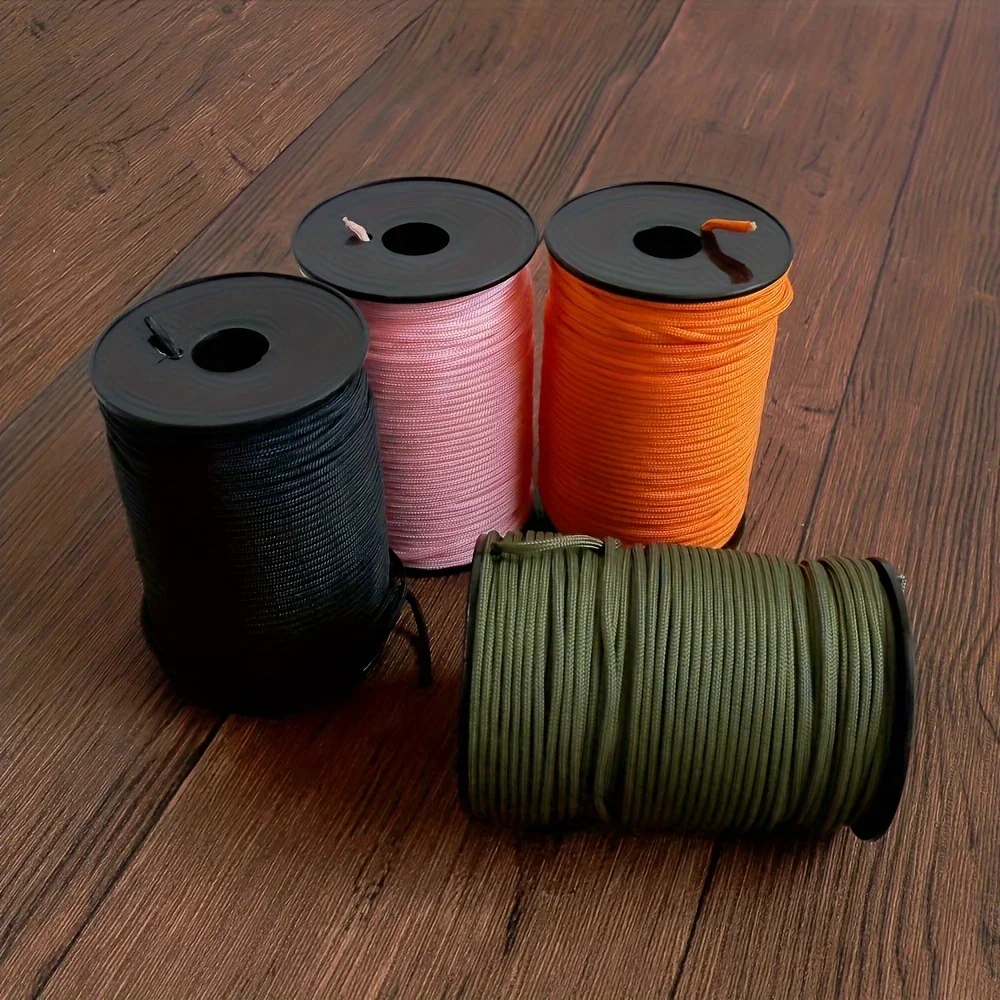 5-core Braided Bracelet Rope 100m/328feet Handmade DIY Rope Outdoor Tent Wind Rope