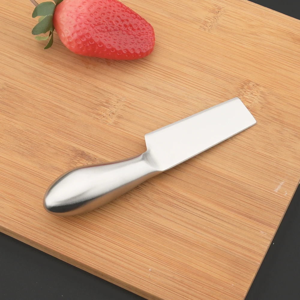 Description Picture 4 of item6Pcs Matte Gold Mini Knife Fork Chisel For Butter Cheese Slicer Cutter Stainless Steel Cutlery Tool Kitchen Gadget