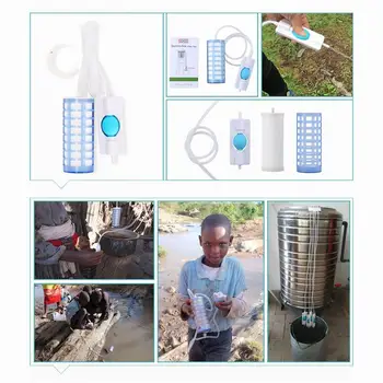 Outdoor Water Filter Survival Tools Water Filter System Camping Gear Lightweight Survival Water Purifier Portable Water Filter 5