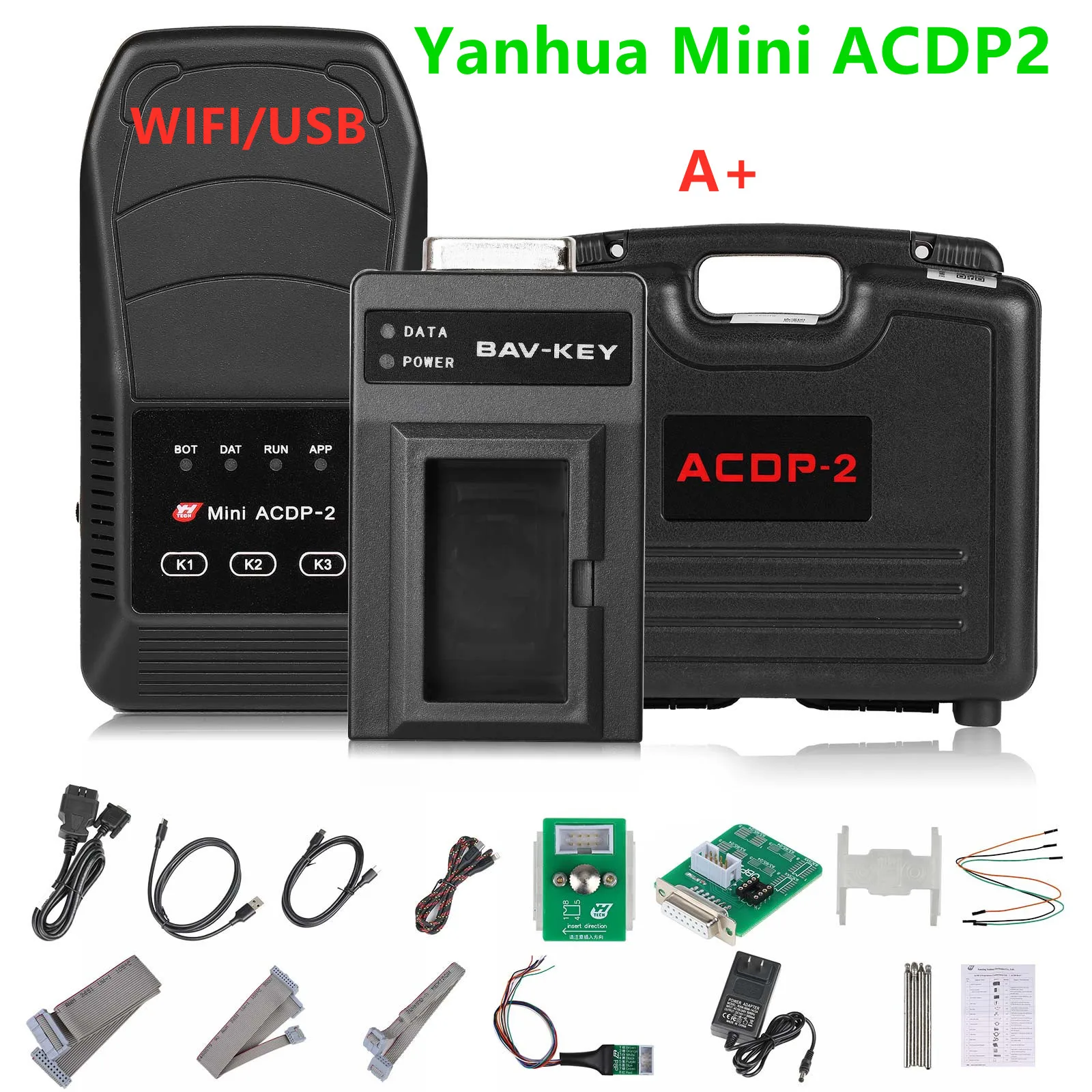 

Yanhua Mini ACDP2 Second Generation Car Programming Master Basic Module Work on PC/Android/IOS Wireless and USB connection A++