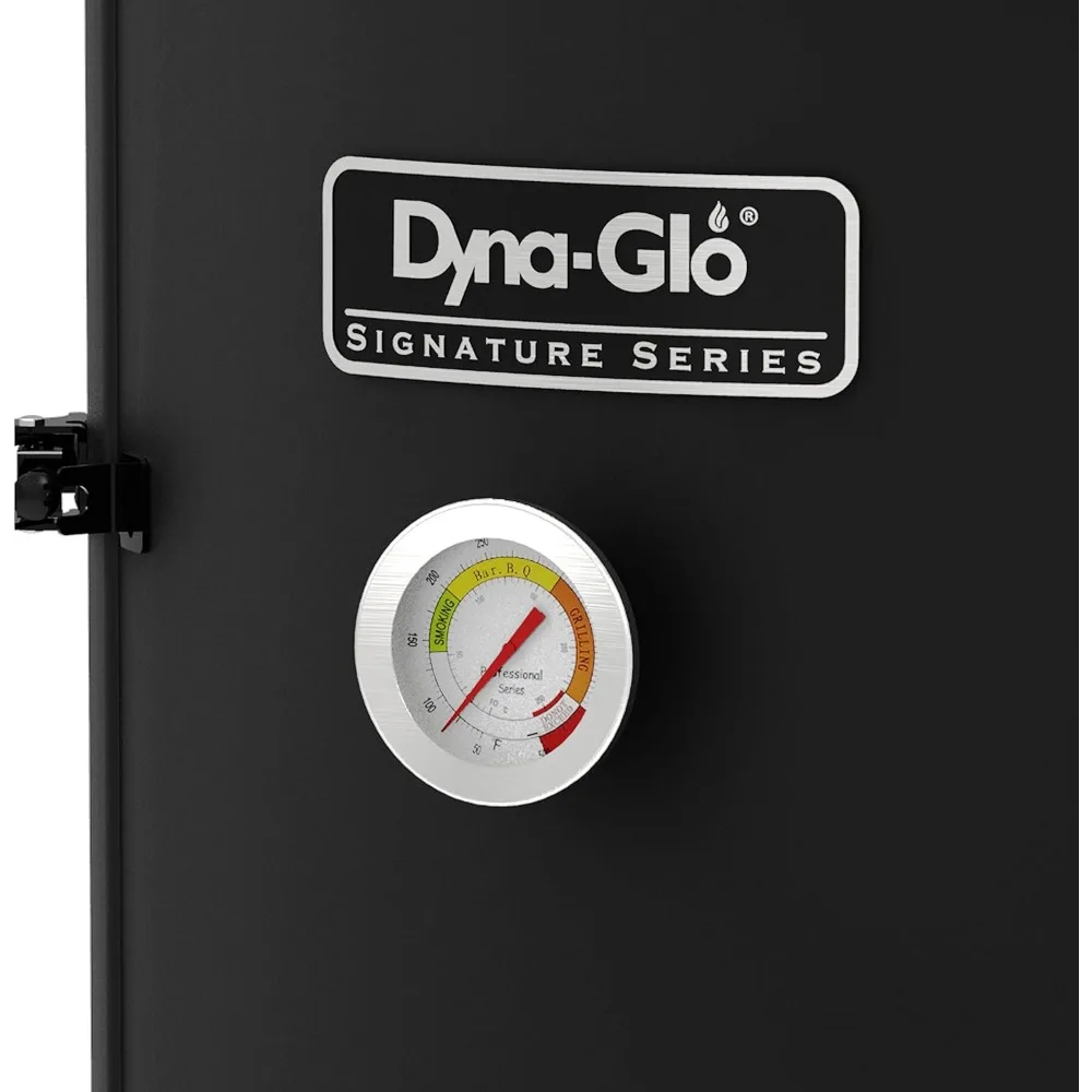 Heavy-Duty Vertical Offset Charcoal Smoker & Grill 5