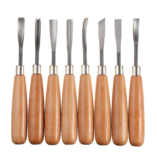 Wood Carving Tools Chisel Woodworking Cutter Hand Tool Set Wood Carving  Knife DIY Peeling Woodcarving