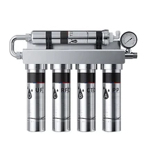  304 Stainless Steel Water Purifier 5 Stages Direct Drinking Water Filter System Household UF Membrane Water Purification Machine 
