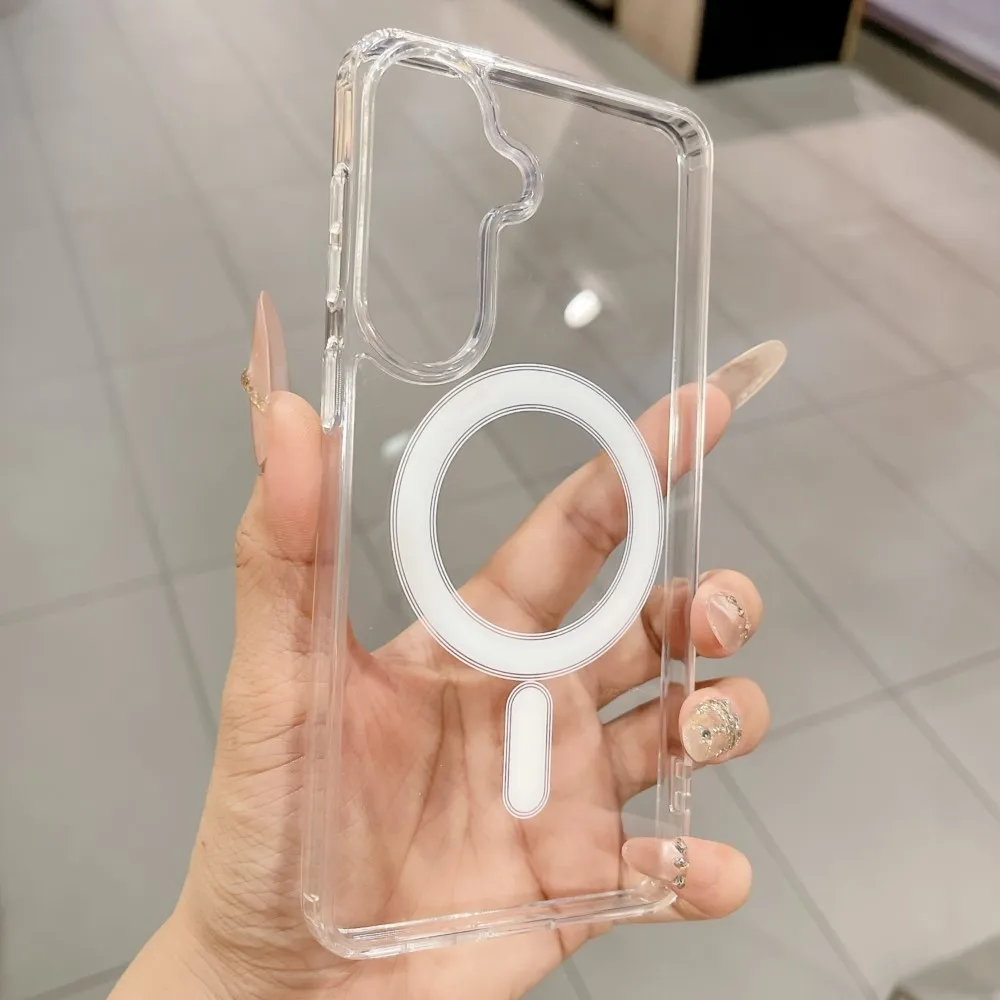 Magsafe Magnetic Clear Acrylic Phone Case Cover