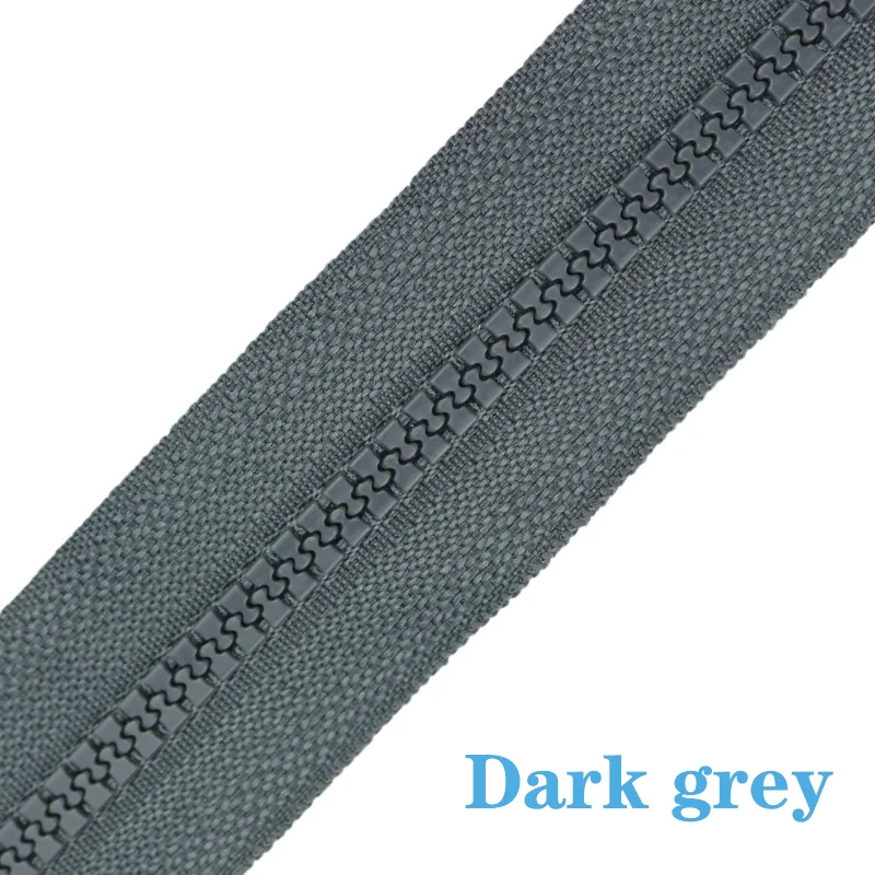 Versatile Resin Zipper – 24 Vibrant Colors, Multiple Lengths, Open Tail Design