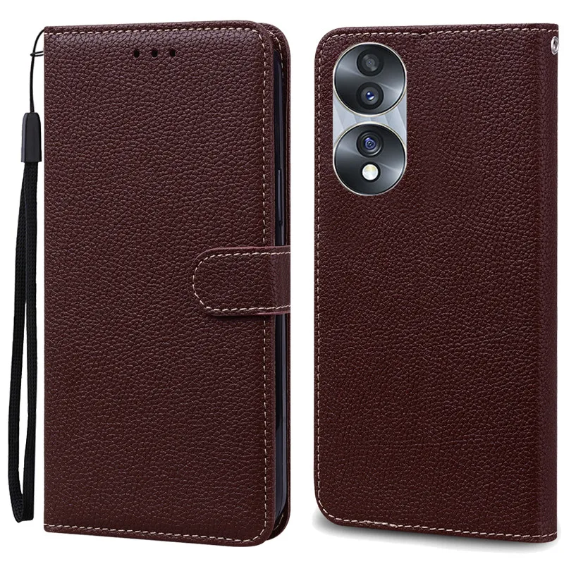 Leather Wallet Flip Case - Elegant Full Cover Coque  Etui