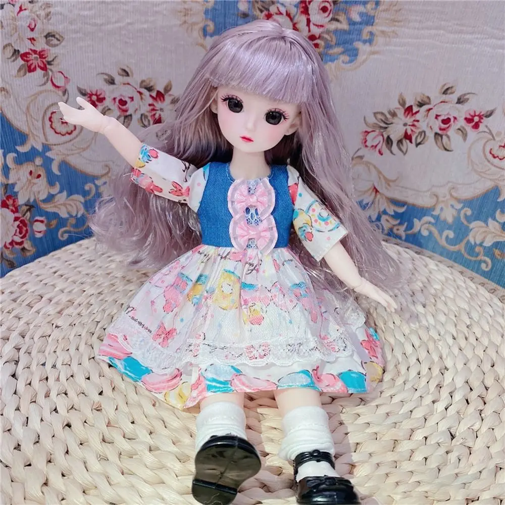 Cute Doll Lovely Clothes Clothes Decoration Cartoon Doll Princess Dress 10 Styles 21 Detachable Joints Accessories