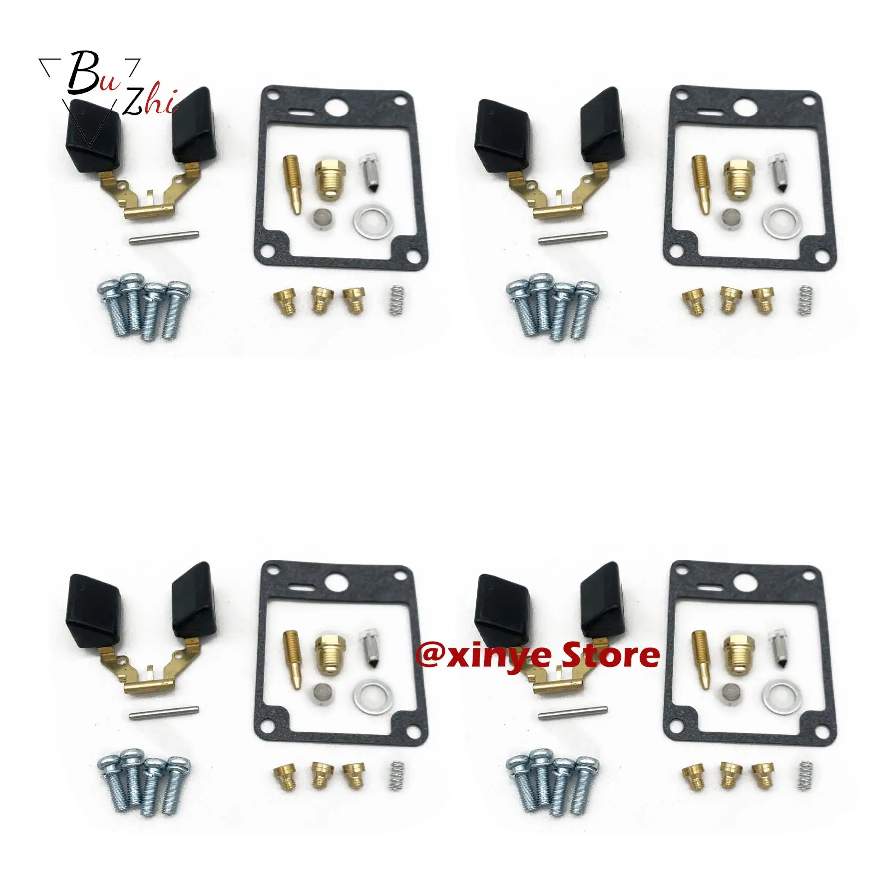 Motorcycle engine carburetor repair kit needle seat gasket with float for Yamaha Virago1100