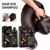100ml 3in1 Hair Dye Shampoo for Gray Hair Polygonum Multiflorum Herbal Ingredients Natural Ginger Darkening Coloring Cover 6