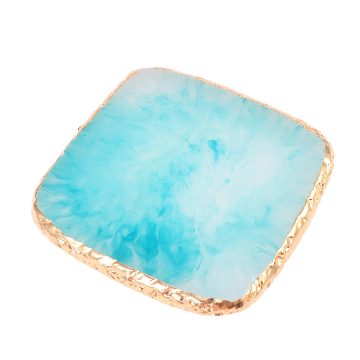 1Pcs 레진 네일 아트 팔레트 사각형 매니큐어 믹싱 트레이 부드럽고 세척이 쉬운 컬러 블렌딩 파운데이션 디스플레이 플레이트 (가정용/샵용)