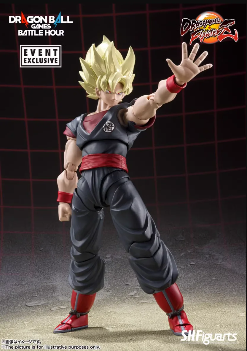 

Original Dragon Ball Z Super Saiyan Son Goku Clone Games Battle Hour Exclusive Edition Action Figure Model Toys Gift Yellow Hair