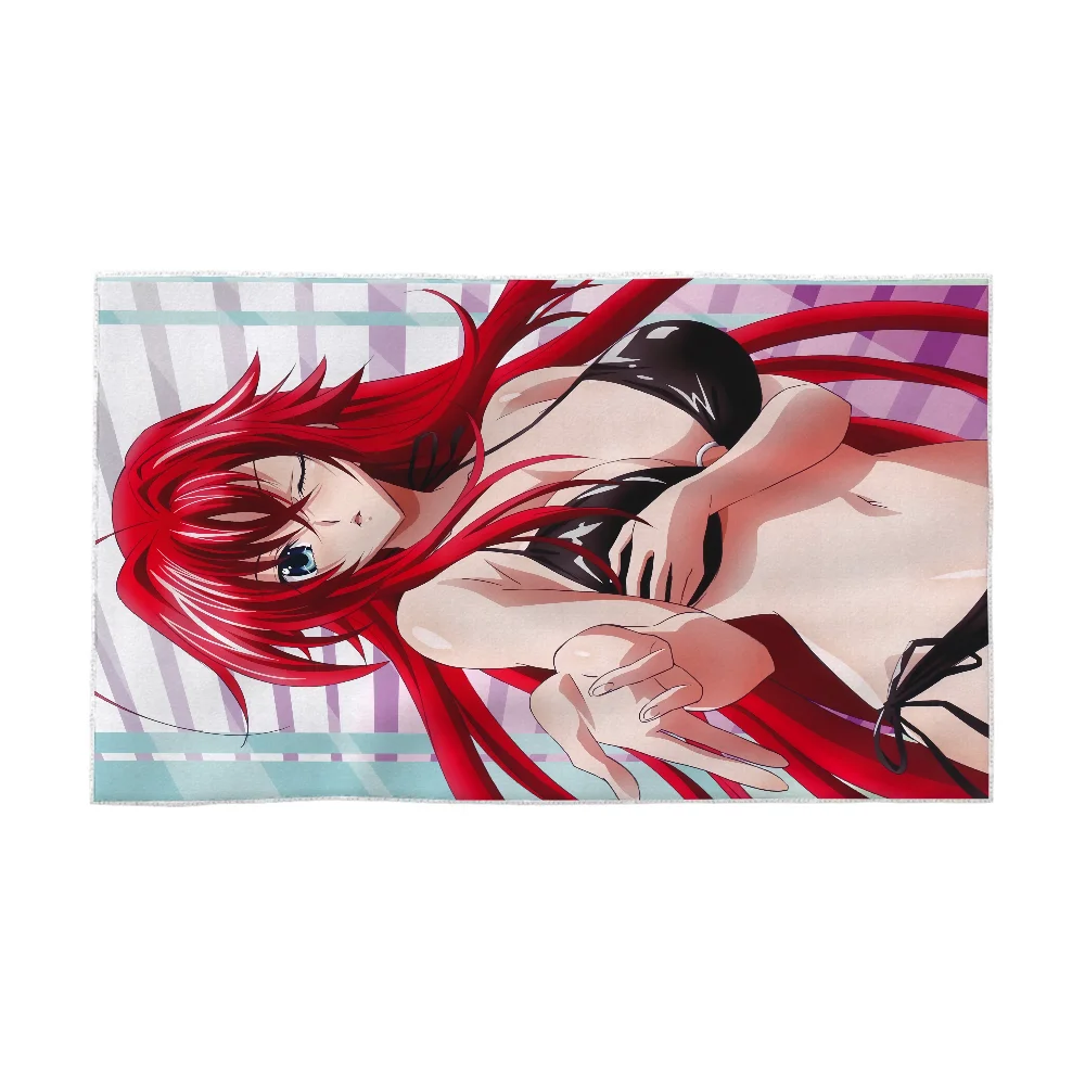 R-Rias Gremory Sexy Anime Girl Towel Ultra Soft Absorbant Quickdry Large Beach Towels Personalized Gym Sport Bath Towels 4