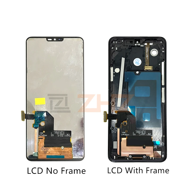 6.1인치 LG G7 ThinQ LCD 디스플레이 프레임 포함 터치 스크린 디지타이저 어셈블리 LG G7 G710 스크린 교체 수리 부품