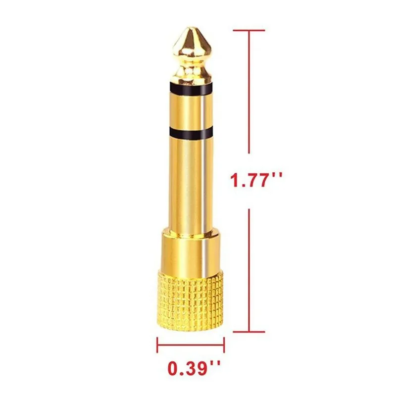 Premium Gold-Plated Dual Channel Audio Connector Adapter Set