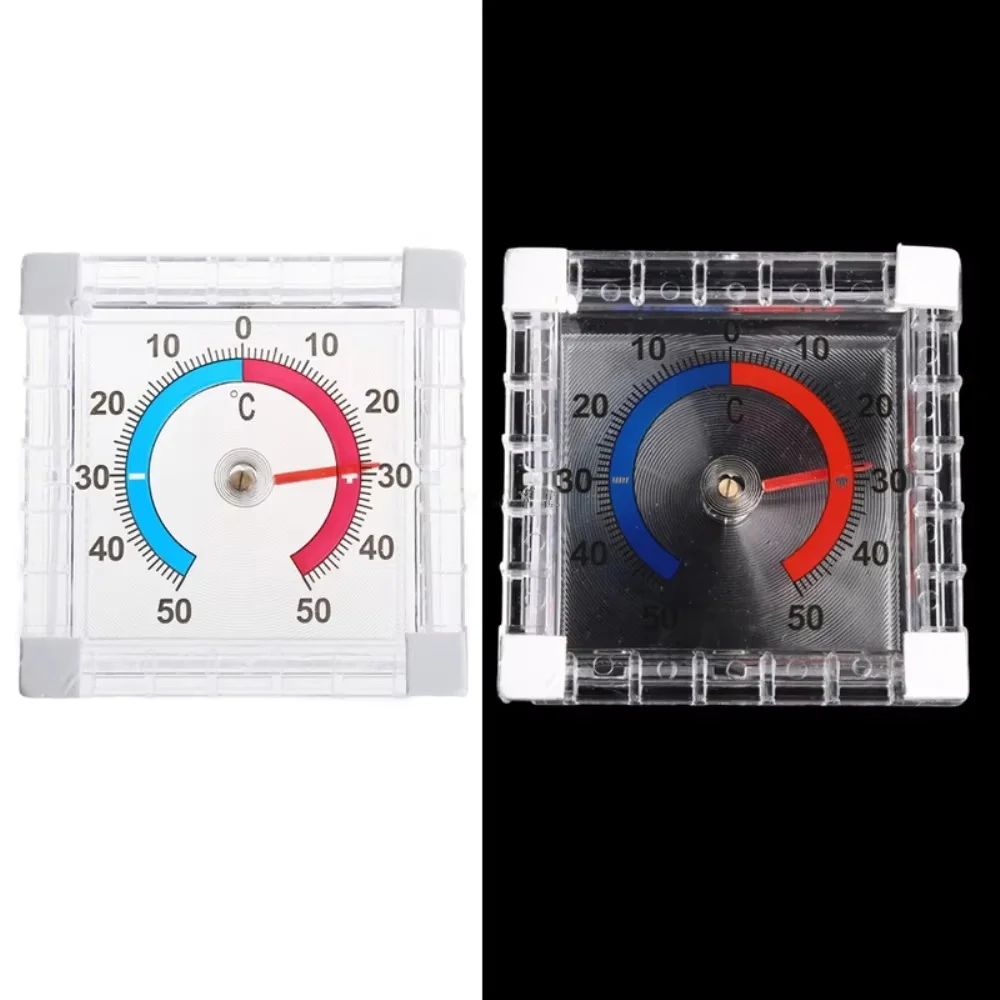 1~10pcs -50°C~50°C Temperature Thermometer Window Indoor Outdoor Wall Garden Home Graduated Disc Measurement Multimeter 3