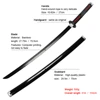 Demon Slayer Katana 104cm Anime Character Weapons Toy Sword Zenitsu Giyuu Blue Shinobu White with Belt and Sword Holder 2