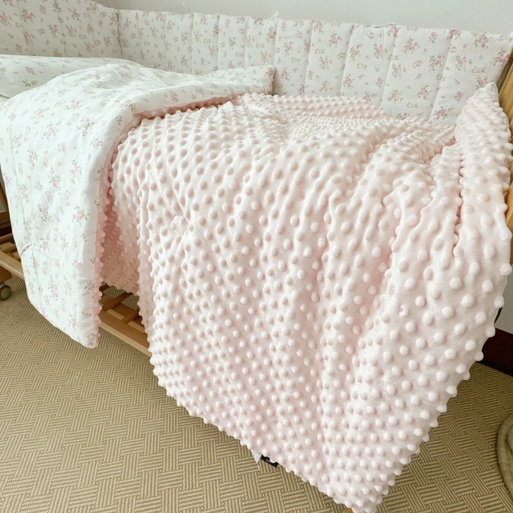 Pastoral Style Kidsren's Class a Pure Cotton Floral Quilt All Year Round Quilt Kindergarten Winter