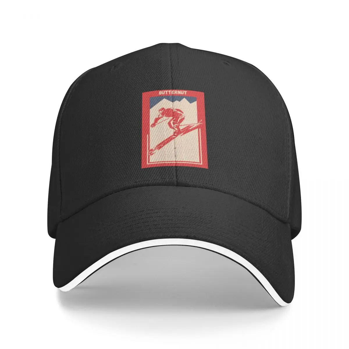 

Butternut Basin in in the Berkshires, Great Barrington, Massachusetts, United States, North America - Vintage Red S Baseball Cap