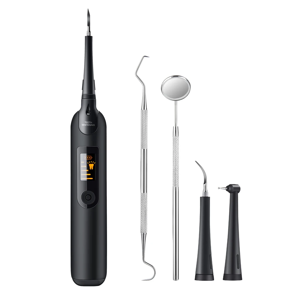 Teeth Tartar Remover Electric Sonic Dental Calculus and Plaque Remover With LED Light Teeth Whitening Kit Dental Tools At Home