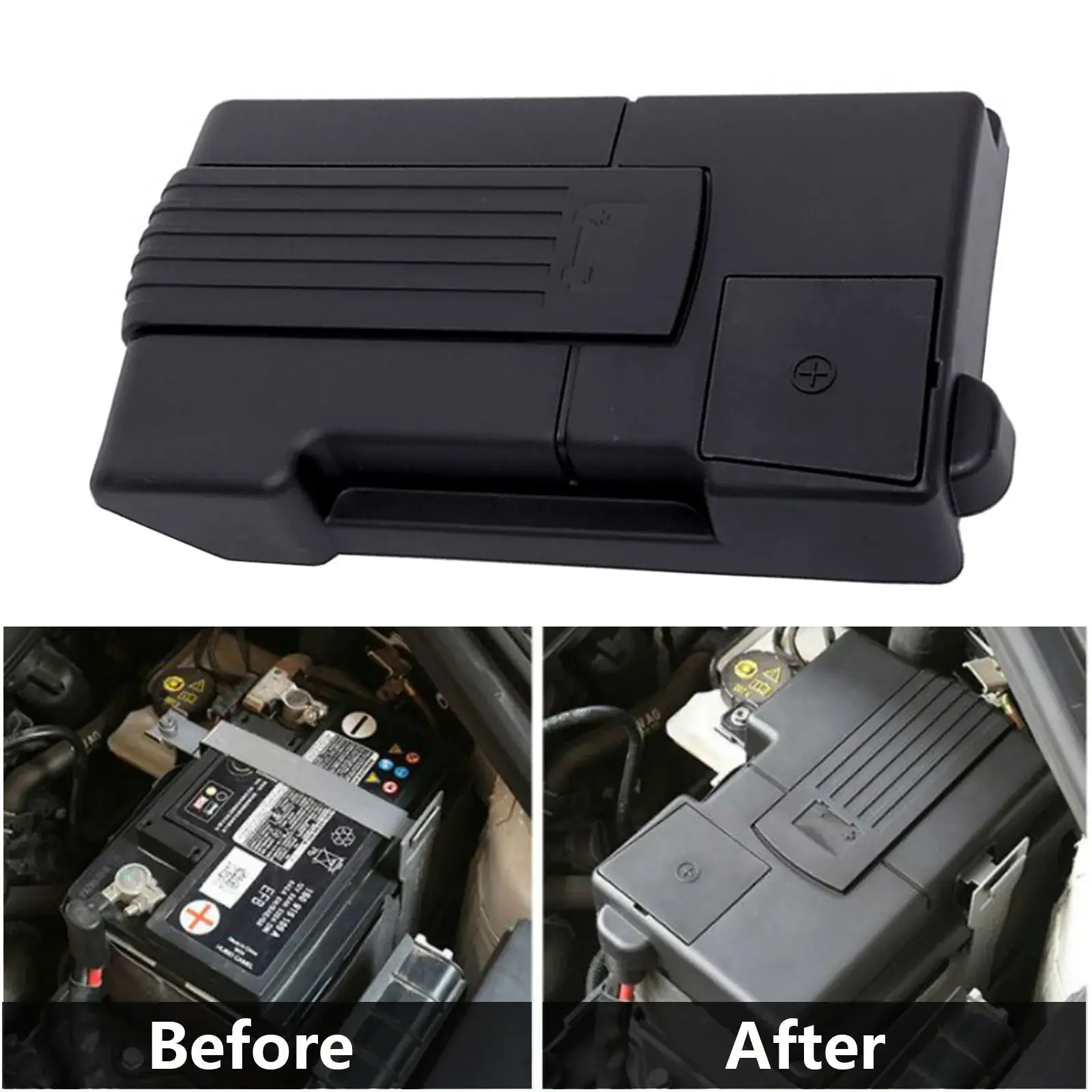 Battery insulation cover 1Pcs electrode engine battery cover shell protector dustproof replacement for VW Golf Mk7 car battery protection anti rust cap