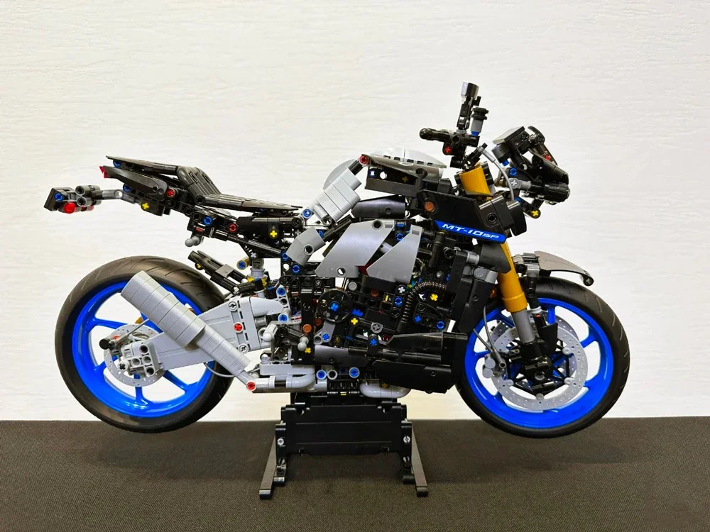 기술 42159 MT-10 SP Yamahas 레이싱 오토바이 빌딩 블록 키트, 모델 스피드 오토바이 벽돌, 어린이용 장난감 선물