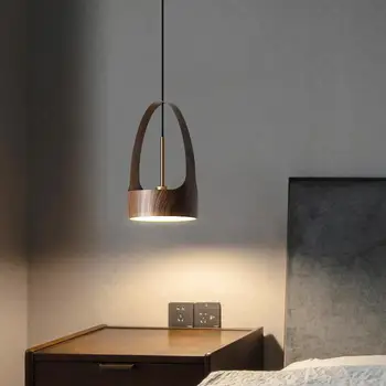 Bedside small chandelier modern minimalist Chinese bedroom lamp Nordic dining room lamp dimming living room decorative lamps 1