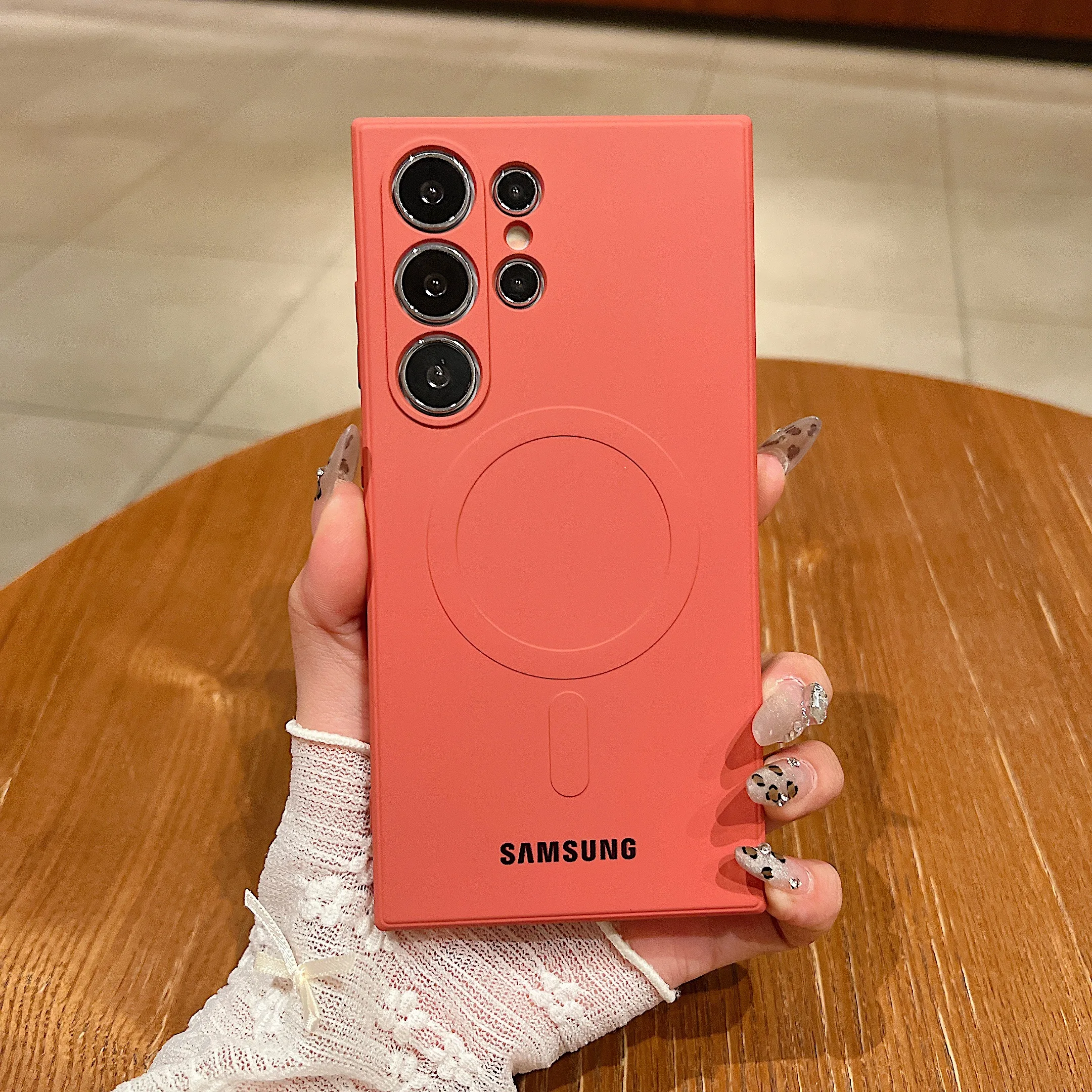 Enhanced Magnetic Silicone Case with Lens Protection - Soft Cover
