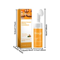 Nettoyant au curcuma, nettoyage en profondeur, acide kojique, dissolvant de points noirs, nettoyage de la peau, contrôle de l'huile, estompe les marques d'acné, mousse éclaircissante 6