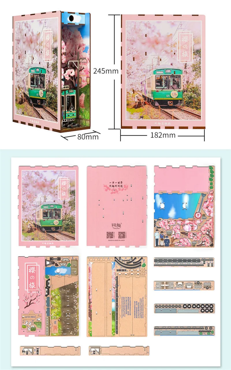 Book Nook - Gare Ferroviare Japonaise - Crafts&Co