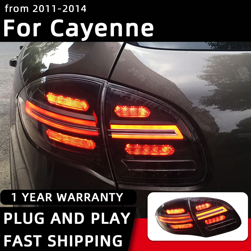 

Taillight For Porsche Cayenne LED Taillights 2011-2014 Tail Lamp Car Styling DRL Signal Projector Lens Automotive Accessories