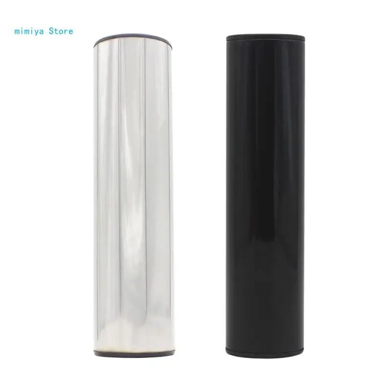 pipi Stainless Steel Cylinder Sand Shaker Rhythm Musical Instruments Metal Hand Percussion Professional Sand Shaker Durable
