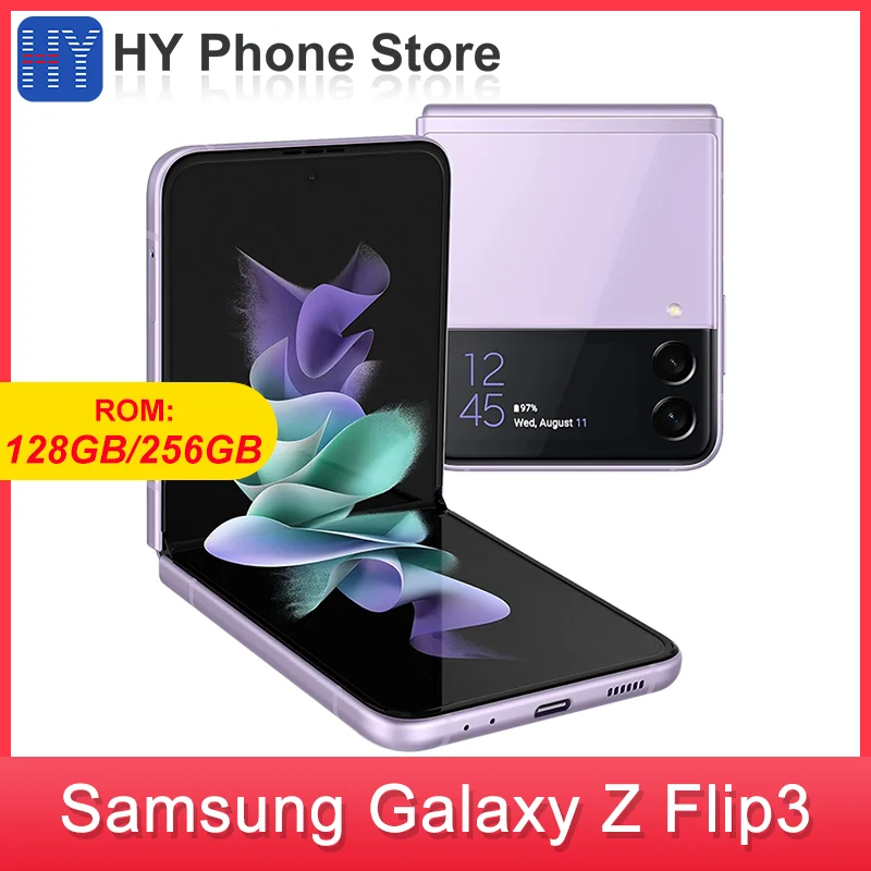 

Разблокированный телефон Samsung Galaxy Z Flip3 Flip 3, 128 ГБ/256 ГБ, складной телефон F711U1/F711N, Snapdragon/Exynos, экран 6,7 дюйма AMOLED, камера 12 Мп + 10 МП