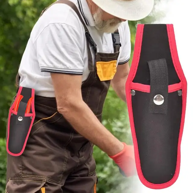 Pruner Holster Gardening Pruning Shears Cover Garden Scissors Waist Bag Garden Scissors Case Trimming Tools Holster Tool Belt 2