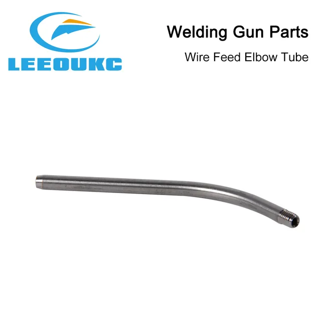 LEEOUKC Wire Feed Nozzle Straight Tube Feeding Elbow For QILIN/SUP20S/SUP21T 23T/WSX/HANWEI/RELFAR Laser Welding Gun Head 5