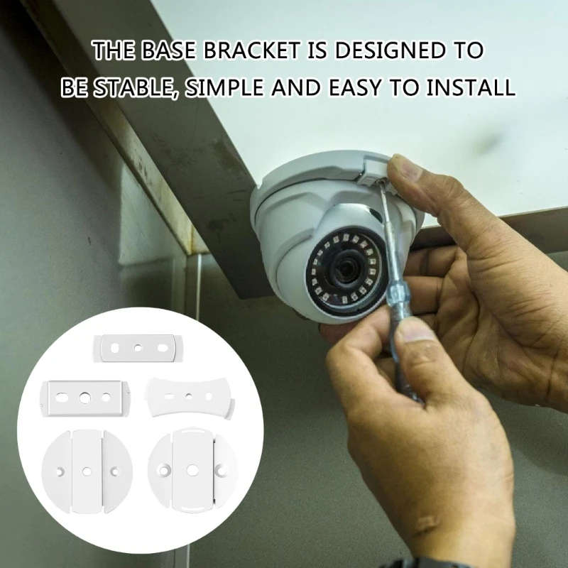 Elegant Camera Support Brackets Secure & Simple Mount Heavy Duty Camera Support Base Upgrades For IMOU TP1 TP2 TP7/YI 1/3 Gen