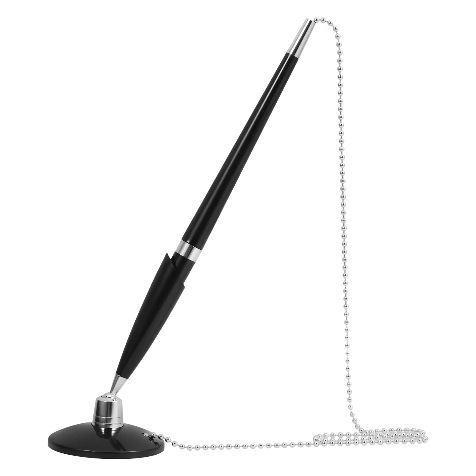 Desktop Pen Office Signature Hotel Table Fixed Decorative with Chain Pens Ballpoint