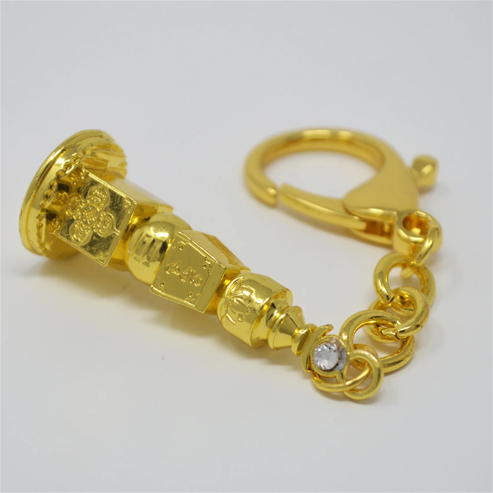 Feng Shui Bejeweled Five Element Pagoda Amulet Keychain 5