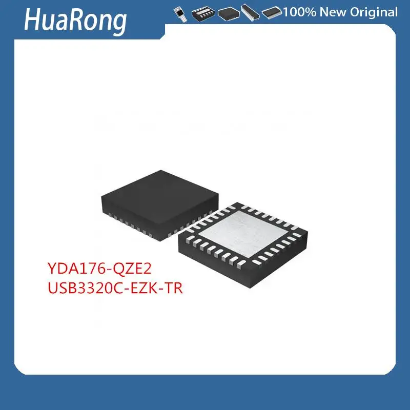 

10Pcs/Lot YDA176-QZE2 YDA176 Y176 USB3320C-EZK-TR QFN32