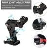 Go Pro Accessories Turntable Button Mount Motorcycle Helmet Chin Bracket Arm For Gopro Hero 12 9 Dji Insta 360 Camera Accessory 2