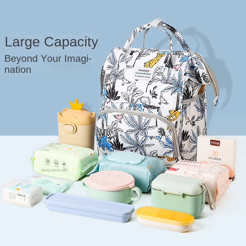 

Mommy Bag Mother Portable Lightweight Mother and Baby 2023 New Outing Large Capacity Single Backpack Baby Portable Bag