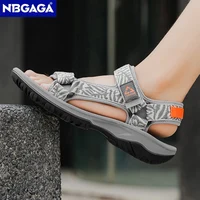 Sandales de Sport de randonnée classiques pour hommes, chaussures de plage légères, de loisirs, d'été, à bout ouvert, respirantes, pour voyage et marche 3