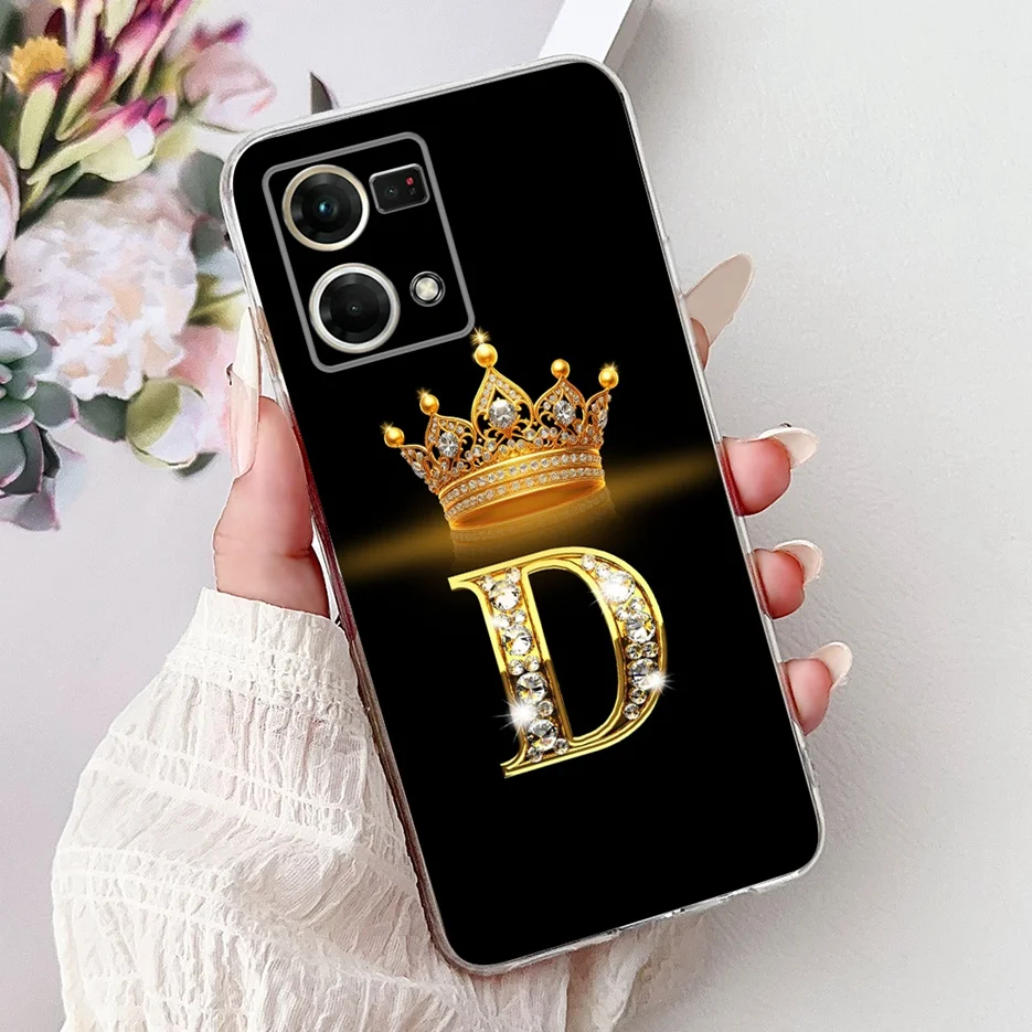 Crown Letters Soft Silicone Phone Case