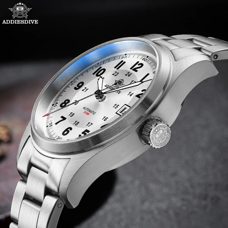 ADDIESDIVE 39mm Men Watch 316L Stainless Steel 200M Waterproof Sapphire Crystal BGW9 Luminous NH35 Automatic  Mechanical  Watch