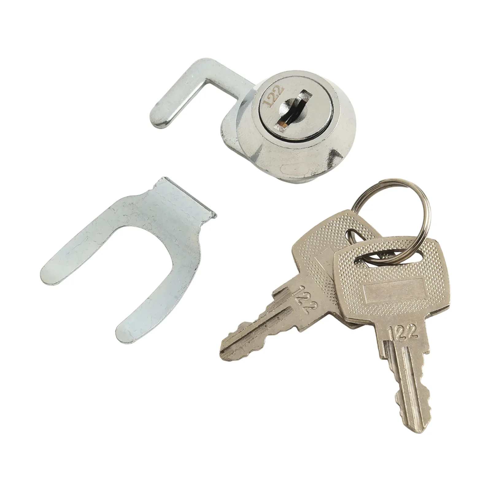 Lock & Hook With 2pcs Keys for Cam Lock With Quick Clip for Cash Drawer Locker Metal Cabinet Flight Box cabinet safety lock cabinet lock Accessories 1set