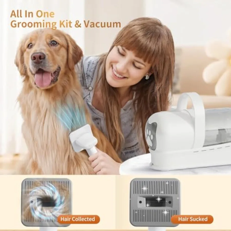 Pet Grooming Vacuum Kit 2