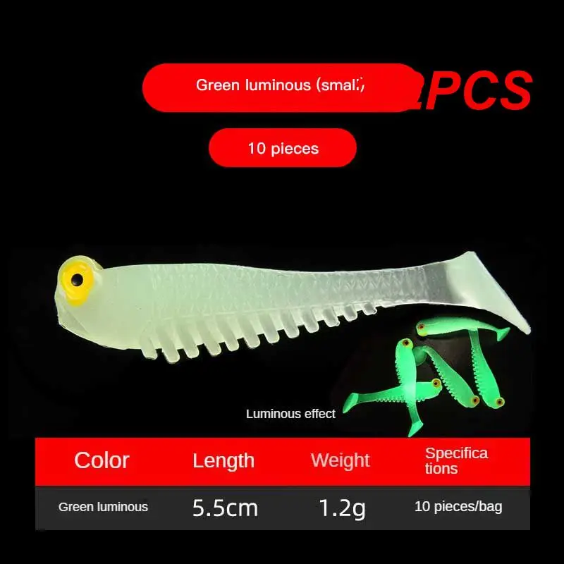 

1/2PCS Lure Small Root Bait Fishing Tools New Fake Bait Fishing Lures Fishing Luya Bait Bionic Jointed