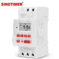 High Quality Sinotimer 30A High Load 85-265VAC 7 Days Digital Programmable Timer Switch Relay Time Control For 16 ON/OFF Output 1