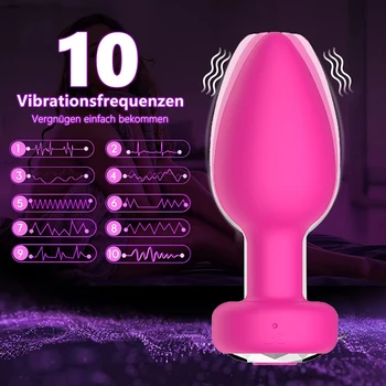 1pc controle sem fio vibrador anal butt plug homens massageador de próstata estimulador masturbador feminino brinquedos sexuais adultos para mulheres gay 1