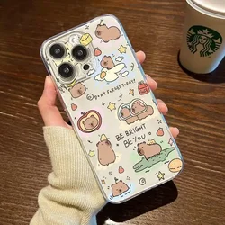 Adorable Capybara Soft TPU Phone Case Cover for iPhone XR (S13153)